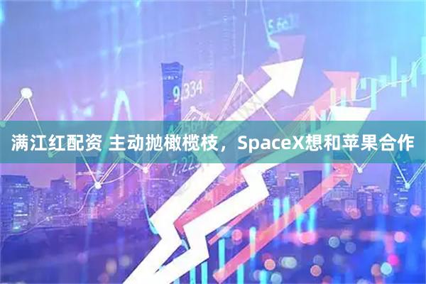 满江红配资 主动抛橄榄枝，SpaceX想和苹果合作